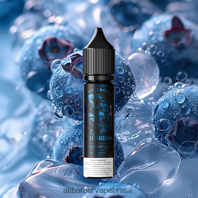 Alibarbar Vape Brasil - Alibarbar doca de ônix para narguilé TXD0TD104 gelo de mirtilo