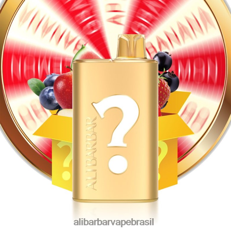 Alibarbar Flavours - Alibarbar Rich 8.000 vapores descartáveis TXD0TD1 roleta de sabores